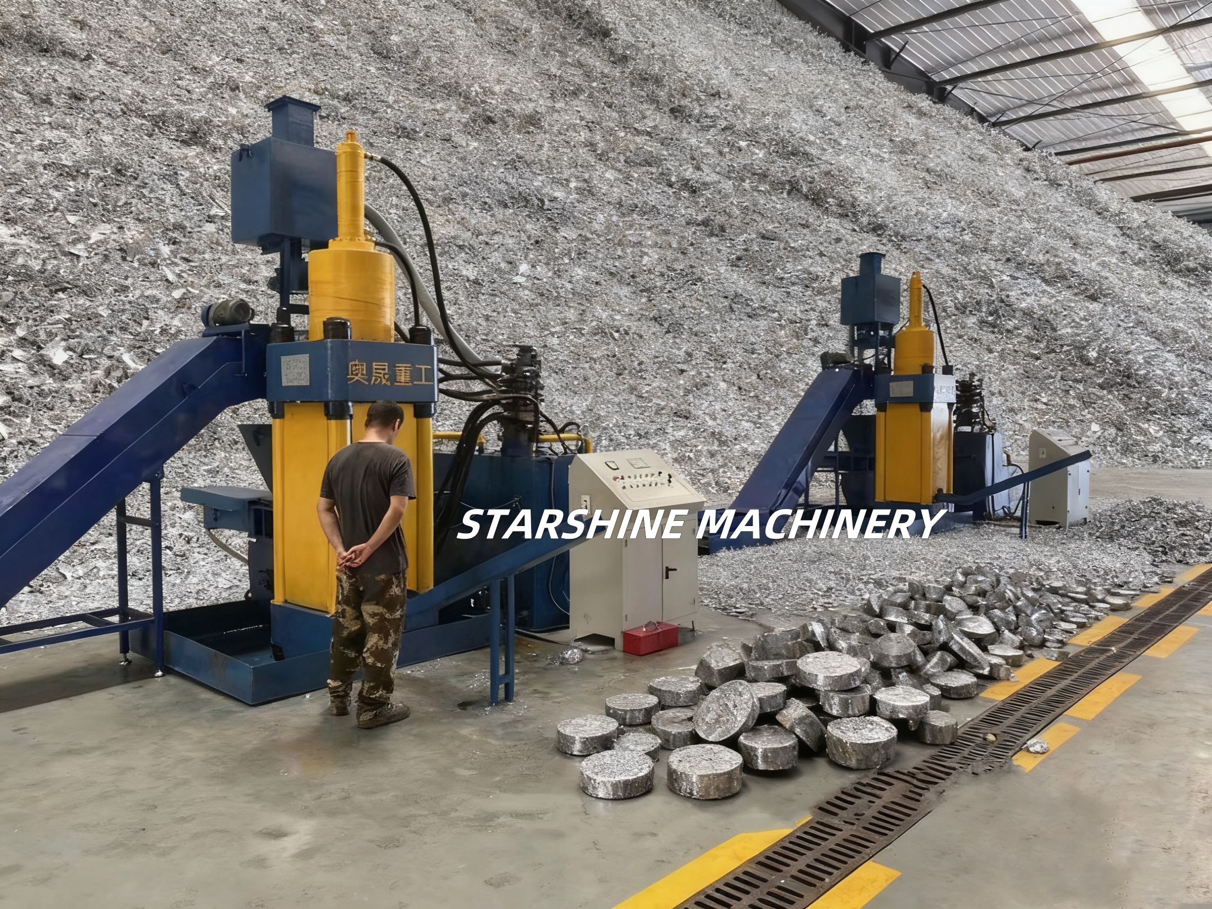 Metal Slags Press Industrial Hydraulic Press Machine