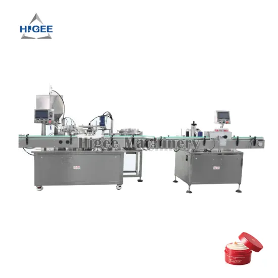 Facial Cream Filling Machine: Capping and Filling Equipment for Cosmetic Jars