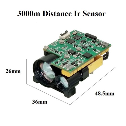 3km Rs422 거리 IR 센서 감지 범위