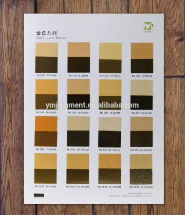 Golden Luster Pearlescent Pigment for Paint