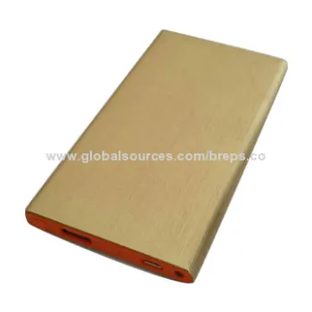 Power Bank with 6.000mAh Capacity, 5V DC/1A Input