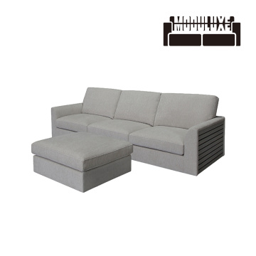 Sofa Rumah Dakota Abu-abu Netral