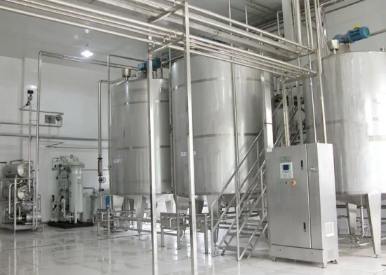 Carbonated Soft Drink Beverage Processing Equipment With Blending System