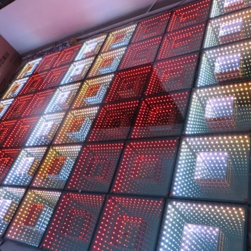 Equipaggiamento DJ di Skyart Nightclub e magica pista da ballo a LED per matrimoni