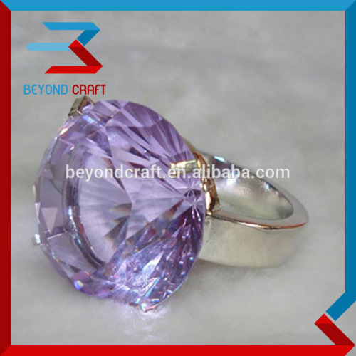 Promotional crystal napkin ring for wedding gifts