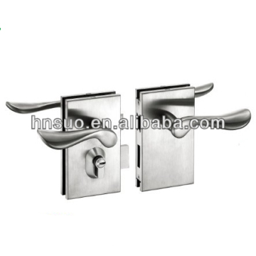 glass door lock lever