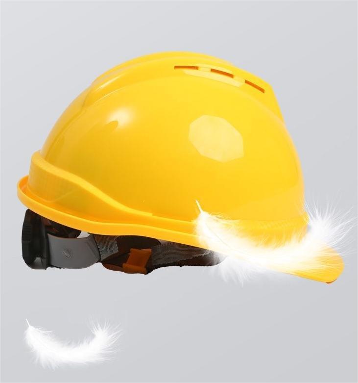 Red Construction Hats for Worker Protection