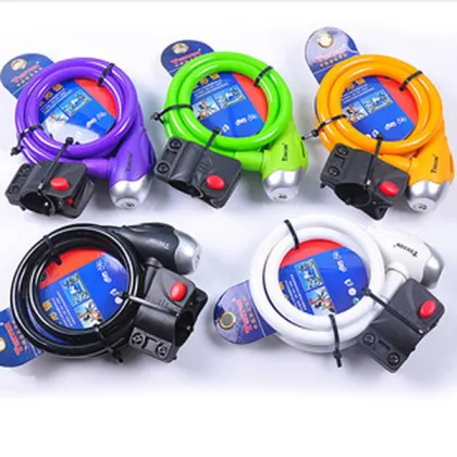 Tonyon colorful bicycle cable lock agent