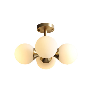 Modern Four Ball Ceiling Lamp for Personality Room and Hotel Decor