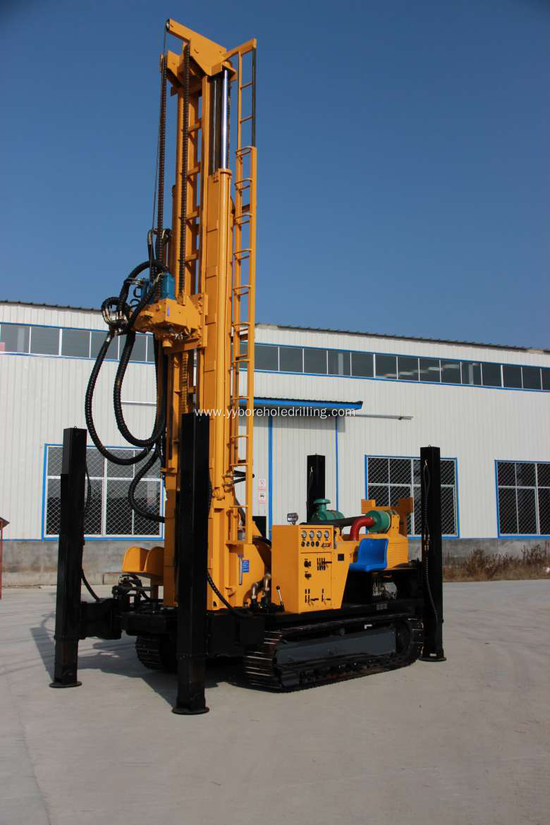 600m Crawler full hydraulic Water Well Drilling Rig