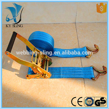 EN12195-2 polyester 2" cargo tie down lashing