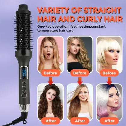 Ionic Ceramic Thermal Hot Comb Hair Volumizer