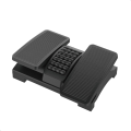Plastic new design split type ergonomic new design adjustable footrest