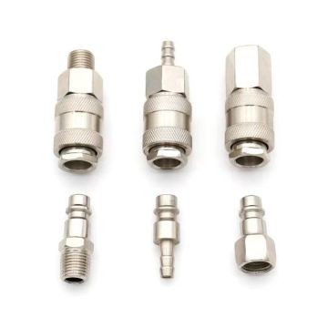 EU or JIS Pneumatic Fitting Quick Coupling Connector for Air Compressor Hose