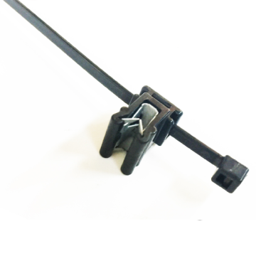 Removable Adjustable Black Nylon Cable Tie for Automotive Use