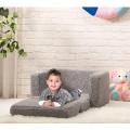 2-in-1 Flip Out Cuddly Toddler Couch Folding Mattress