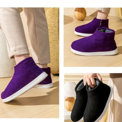 Warm non-slip shoes for the elderly