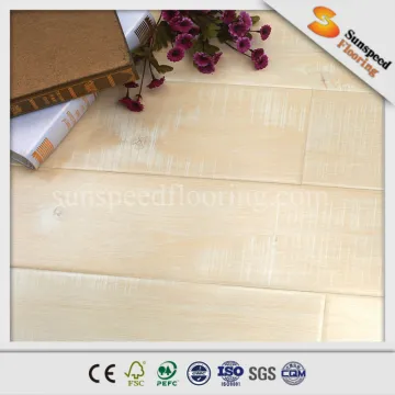 Alta calidad easy lock HDF AC3 AC4 natural oak beveled painted v groove high gloss pisos laminados