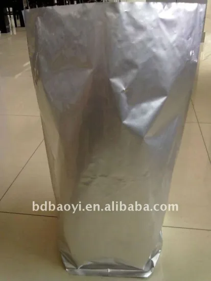 Aluminum foil heavy duty plastic bag