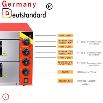 दो परत पिज्जा ओवन बेकिंग ओवन
