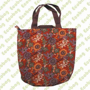 Printed PET Bottle Recycled Fiber Fabric Bag for Advertisements, Shopping, Gifts, Promotional