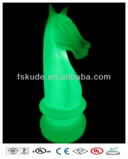 Illuminated LED Outdoor Lamp, led floor lamp outdoor, Plastic lighted LED Garden Lamps