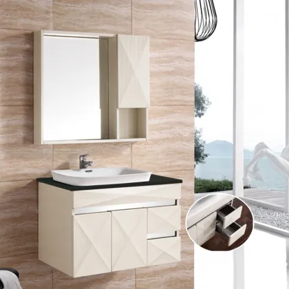 2018 Wholesale Modern Bathroom Cabinet Vanity with Washing Machine