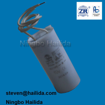 emergency light super capacitor 250v with lead wire CBB80 9uF