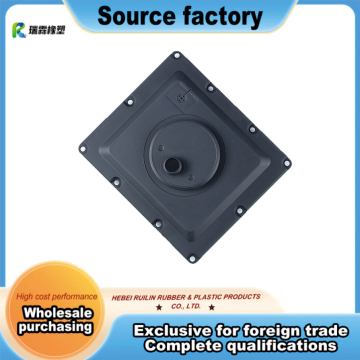 Square Matte Black Plastic Equipment Sealing Base Housing