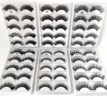 Wholesale Faux Mink Eyelashes 2/10/50 Boxes 3D Natural False Eyelashes Cilios H13 H16