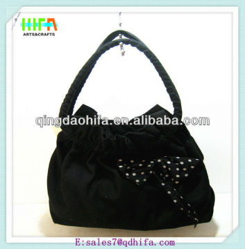 HIFA Designer Black Canvas Bag Wholesale Canvas Tote Bags