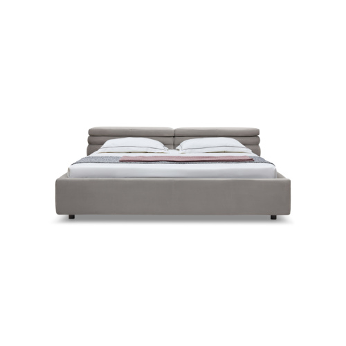 Microfiber Soft Bed High Quality Modern Unique Elegant Cosy Sponge Padded Bed Factory
