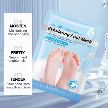 Niacinamide Goat Milk Hand & Foot Mask for Moisturizing and Hydration
