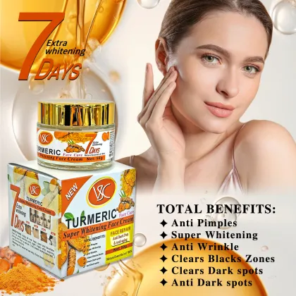 50G Super Whitening Turmeric Face Cream for Skin Brightening and Spot Removal
