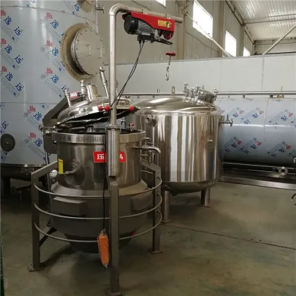 Zhongtai 600L Pressure Cooker for Meat and Beans | 200L Horizontal Autoclave