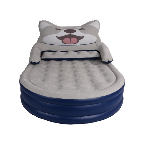 husky inflatable bed with backrest