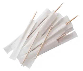 Wholesale Bamboo Toothpicks Individual Packed, Diameter 2.0mm