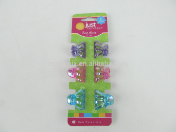 2015 hot sale 6Pcs hair claw clips