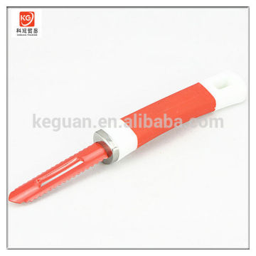 SK-122 new design plastic handle stainless steel apple peeler
