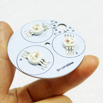 고품질 LED 라운드 PCB SMD TV 12V RGB 회로