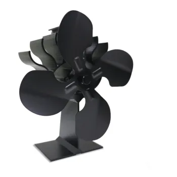 Eco-Friendly Heat-Powered 4-Blade Wood Burning Stove Fan