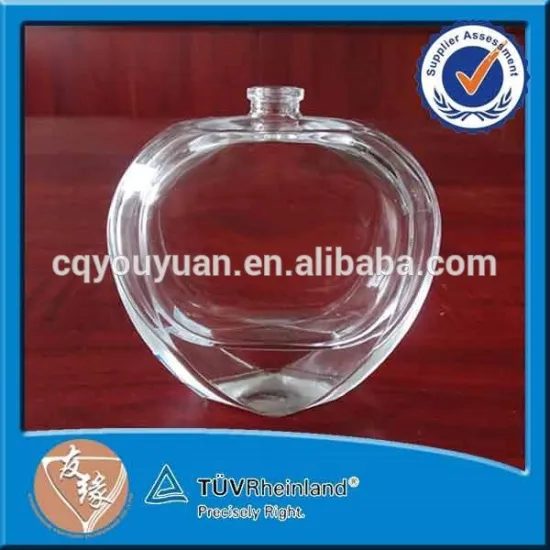 Hot selling unique design 100ml glass parfum bottles