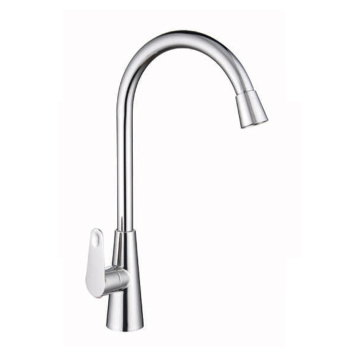 Gooseneck Thermostatic Pull Out Nickel Brush Kitchen Sink Mixer Tap With Spring