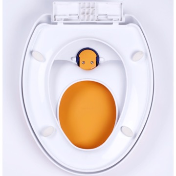Orange Plastic Disposable Toilet Seat Cover