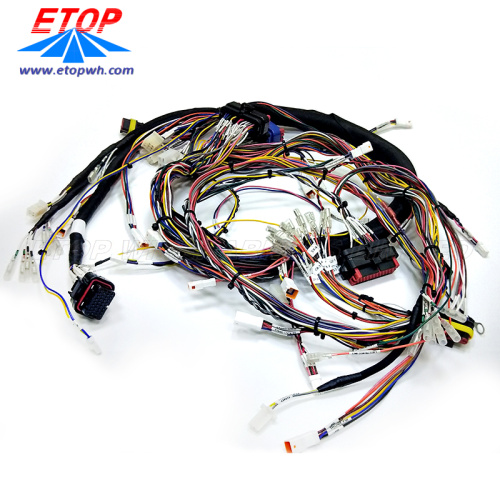 Arnés de cables del tablero de instrumentos del conector de ECU automático personalizado