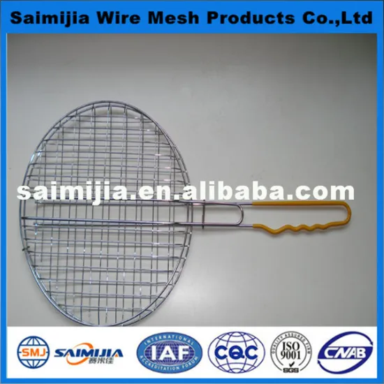 high quality new type barbecue wire mesh with handle