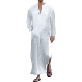 Men's V-neck Short Sleeve Robe