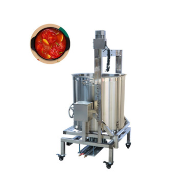 Aquecimento de gás industrial Inclinação da panela para mistura de pasta, geléia, ketchup, molho e sopa