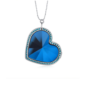 Mini Love Shape Diamond GPS Necklace Tracker