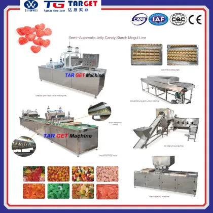 Automatic Jelly and gummy candy starch mogul line